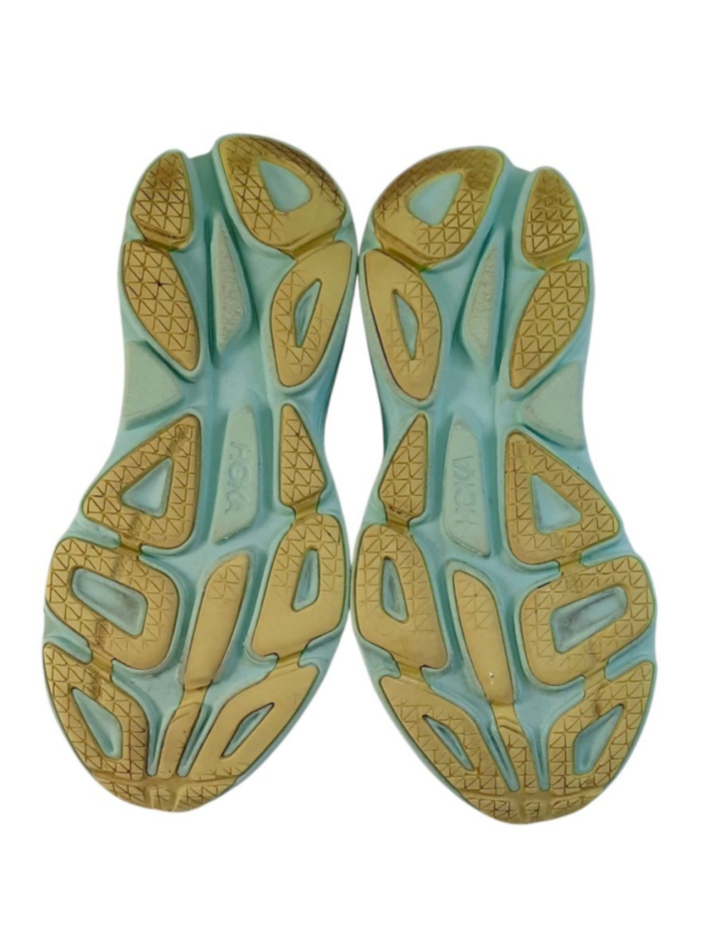 Hoka One One Bondi 8 Running Shoe Blanc De Blanc Sunlit Ocean Women’s Sz 10.5 B - Picture 5 of 6